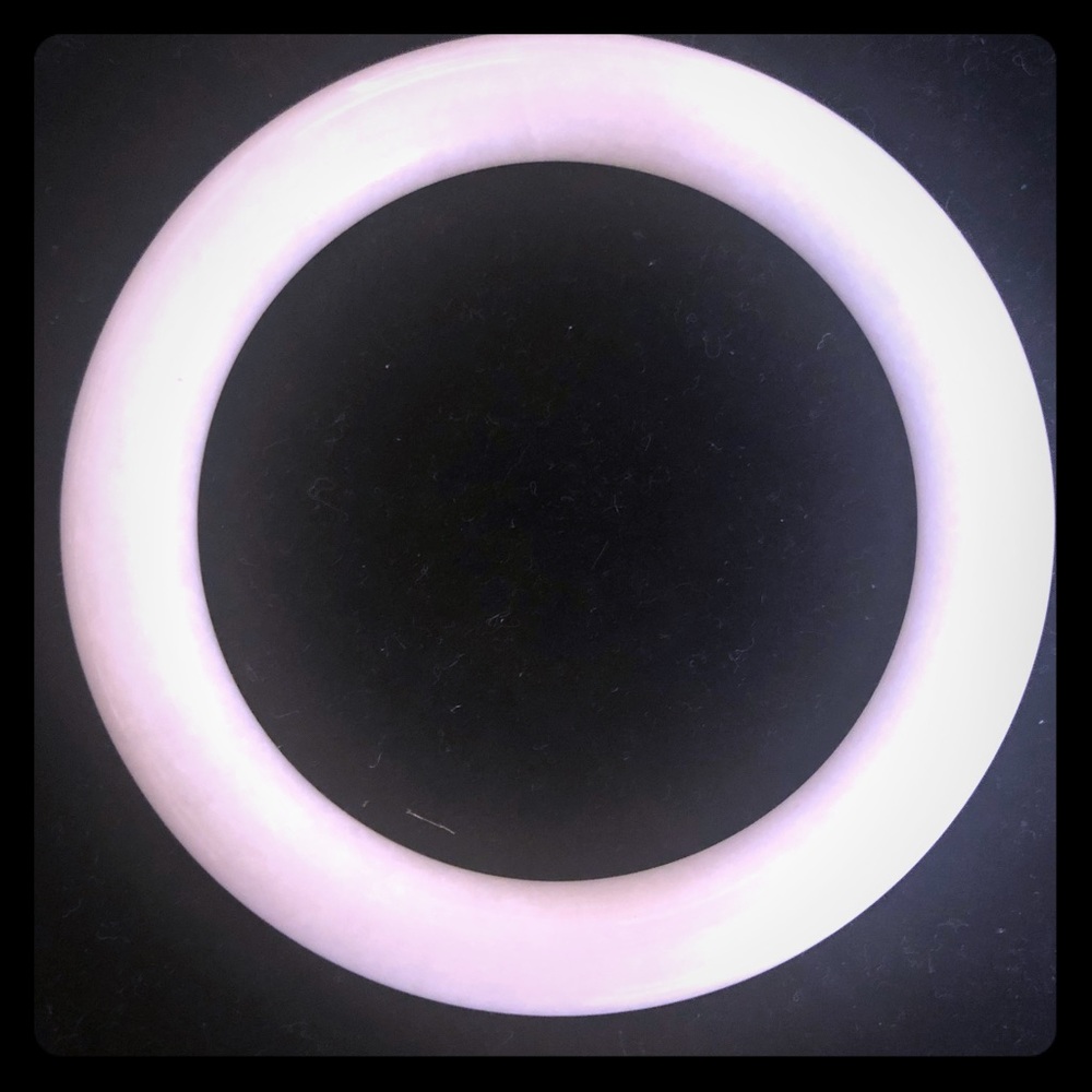 Pure Chinese 100% Natural White Jade Bangle